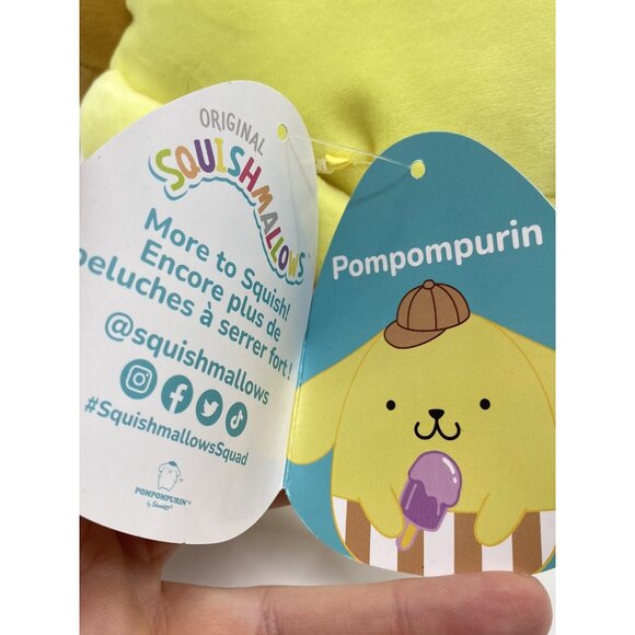 Squishmallows 8” Pompompurin w Popscicle Hello Kitty Food Truck Collection - Picture 6 of 6